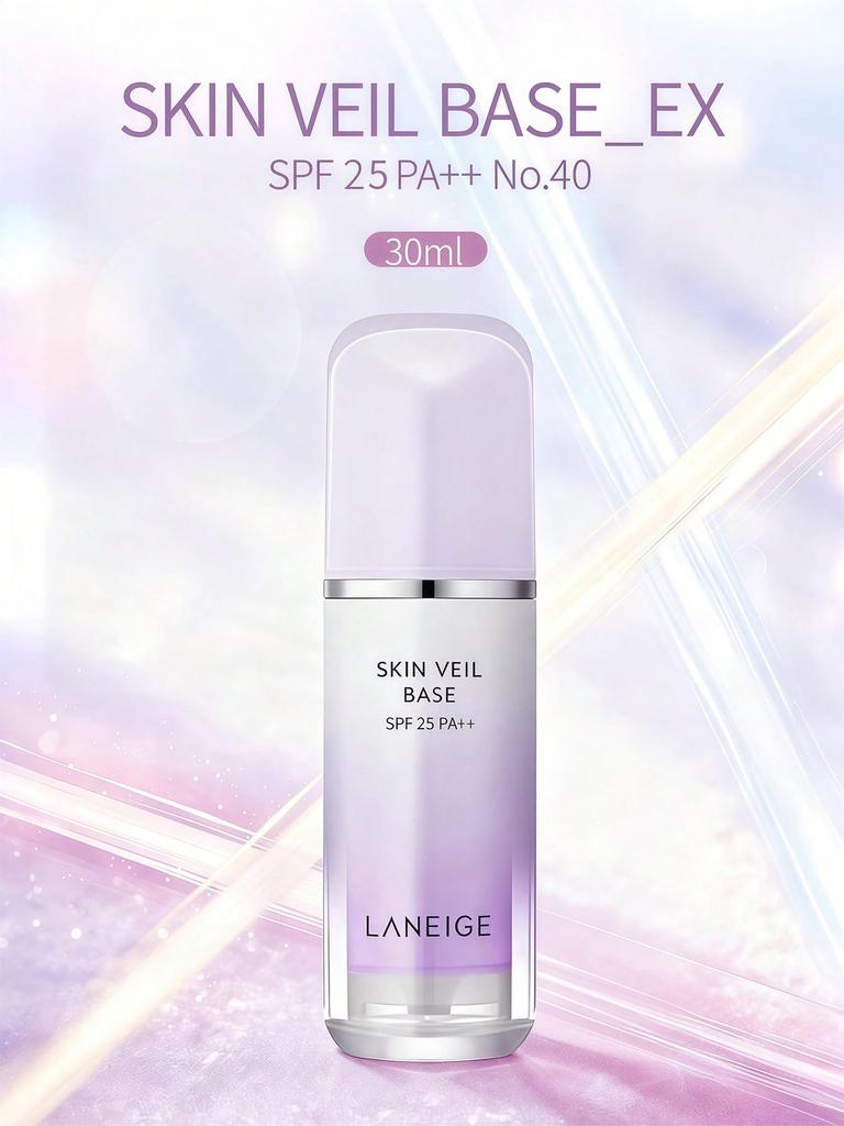 LANEIGE Skin Veil Base EX 30ml - Mint Green SPF28 PA++ Primer | Oil-Control & Brightening