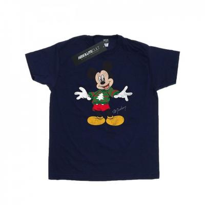 Mens Mickey Mouse Christmas Jumper T-Shirt