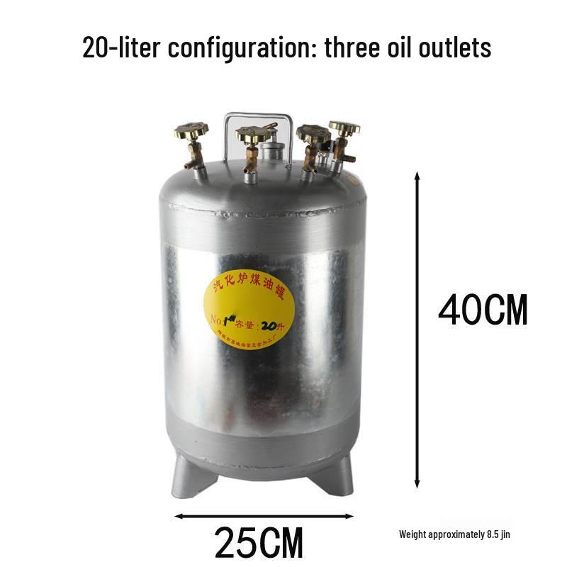 Outdoor Kerosene Diesel Vaporizing Stove Fuel Tank 20L