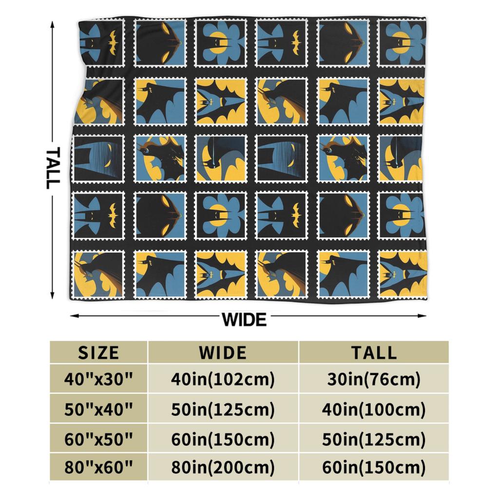 Batmans Knitted Blankets   Flannel Throw Blanket Bedding Couch Decoration Ultra-Soft Warm Bedsprea