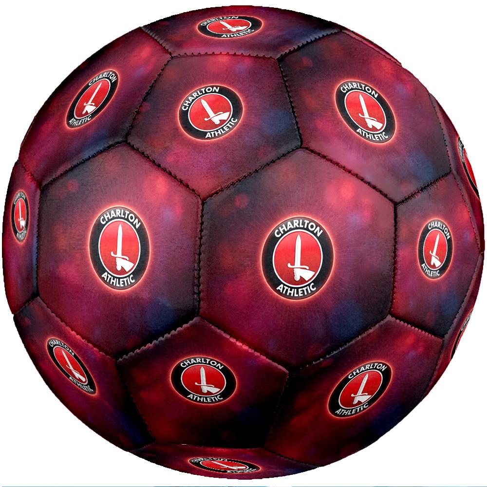 Charlton Athletic FC Größe 5 Standard Fußball Langlebiger Trainings-Match-Fußball für Erwachsene Outdoor-Sportarten