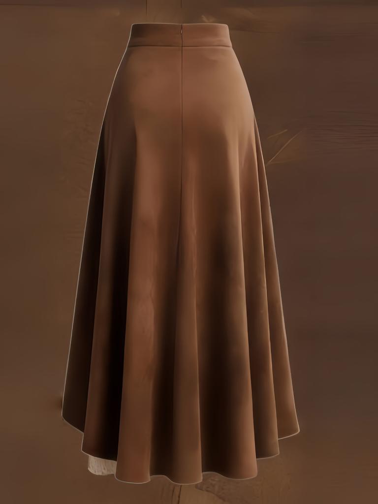 New Women's Vintage Western Style Lace Patchwork Maxi Skirt
