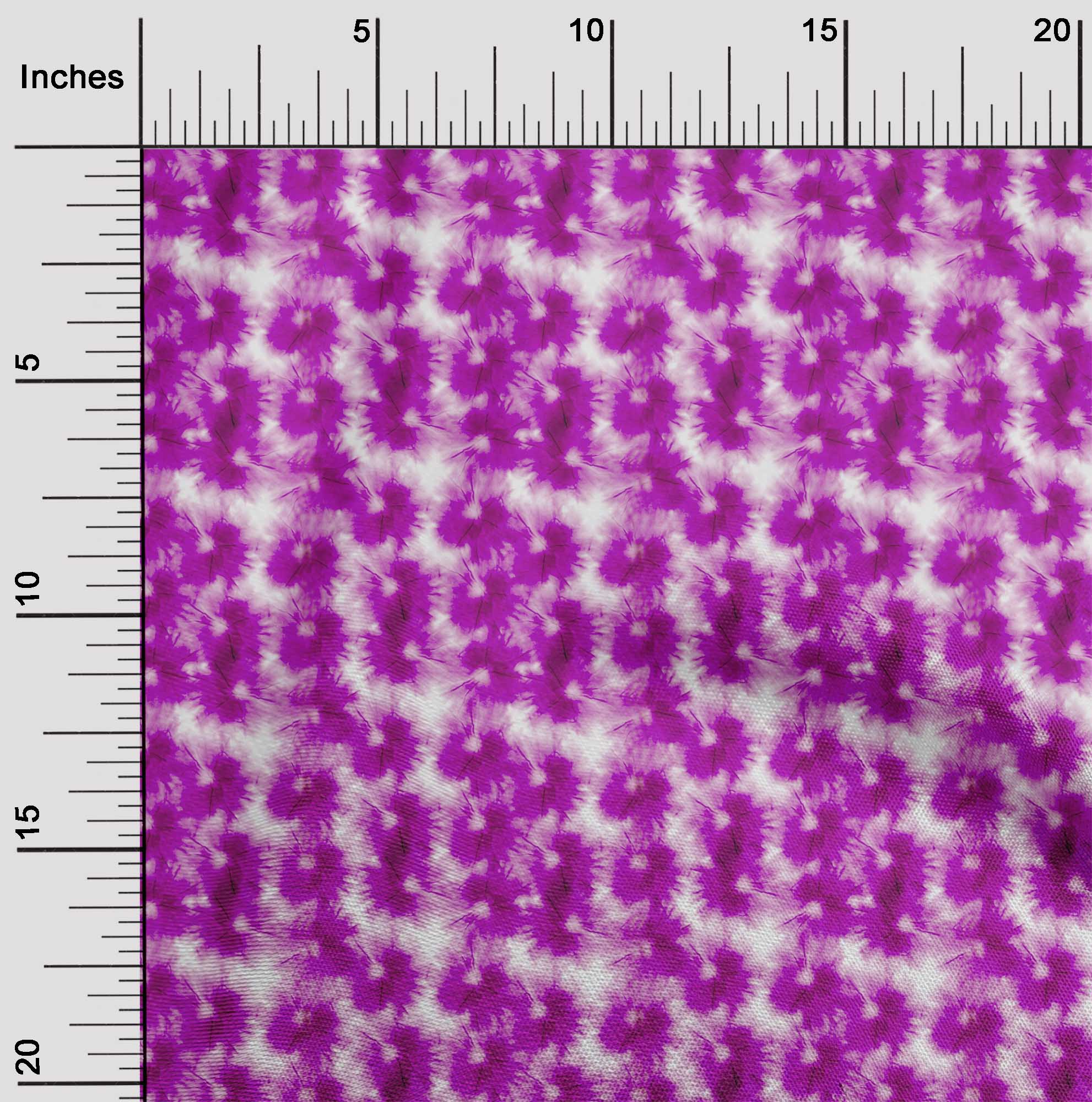 

oneOone Cotton Flex Fuschia Pink Fabric Tie Dye Швейний матеріал Тканина з принтом у дворі 40 дюймів 42 Inch Wide - Viscose Chiffon рожевий