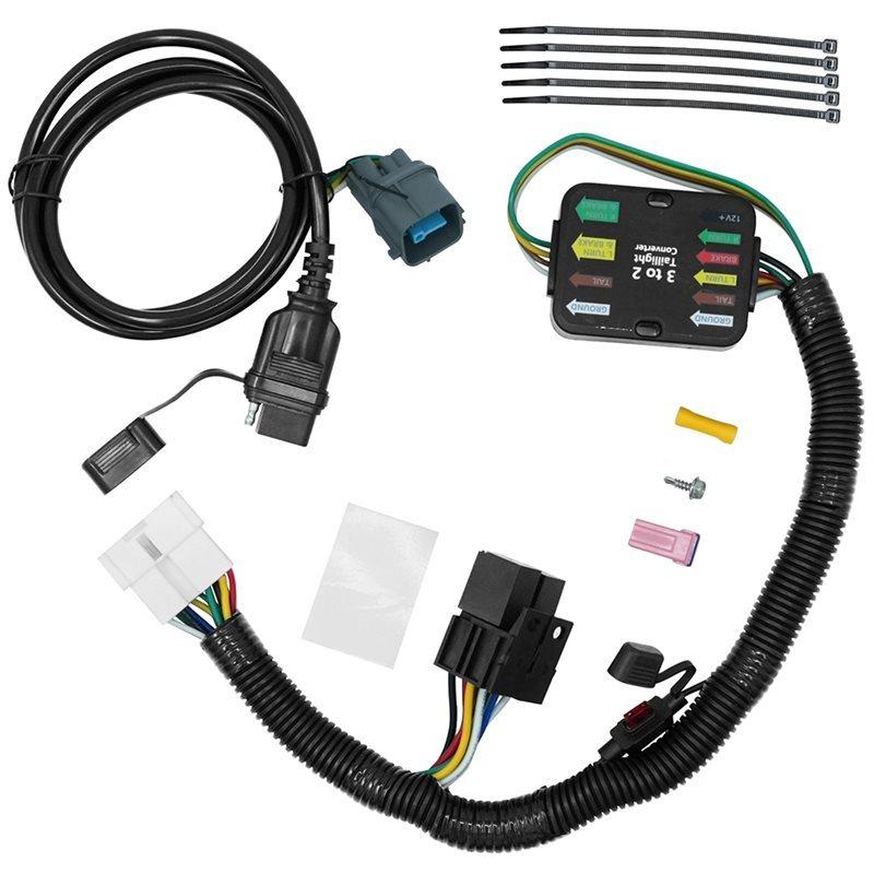 Ac29-Towing Hitch 4-Pin Trailer Wiring Harness 56170 For Honda Pilot 2012-2015 Harness Kit