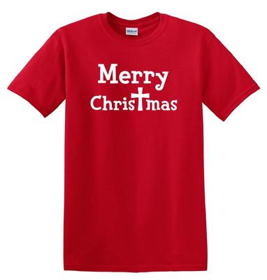 Frohe Weihnachten Christ Christliches Feiertags-Unisex-T-Shirt