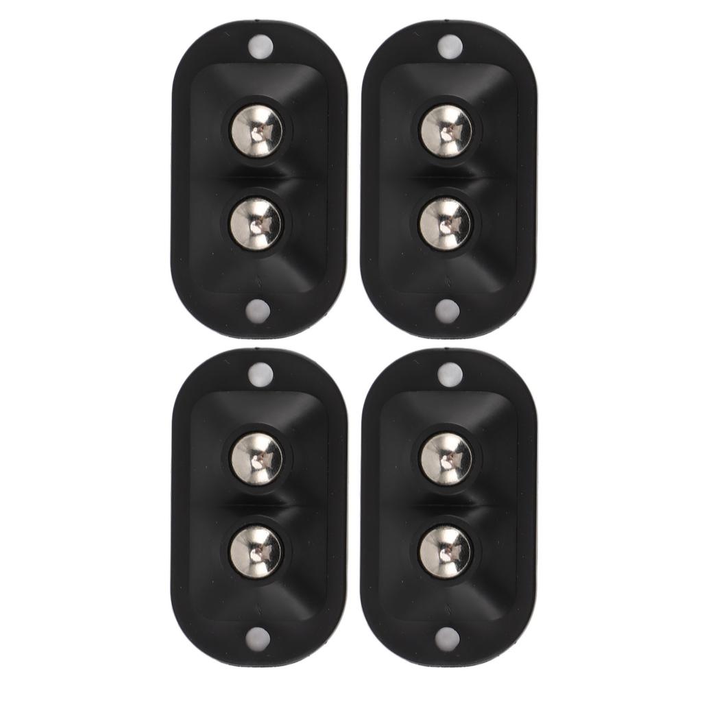 12pcs   Caster Wheels Self Adhesive Double Bead Labor Saving Quietly Moving 360 Degree Rotation   Pulley for Kitchen Appliances Furniture
