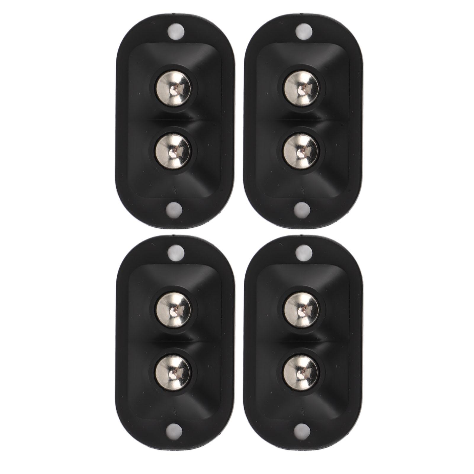 

12 шт. Самоклеящиеся колесики на подшипниках с двойным шариком, экономящие силы, бесшумно вращающиеся на 360 градусов, ролики для кухонной техники, мебели