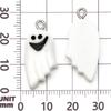 24 Styles Halloween Resin Pumpkin & Ghost Pendant Charms for DIY Jewelry