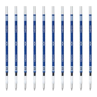 Pix cu bilă Zebra Rezerve Prefill Sarasa BRNJK5BL, NJK-0.5, Albastru, Pachet de 10,