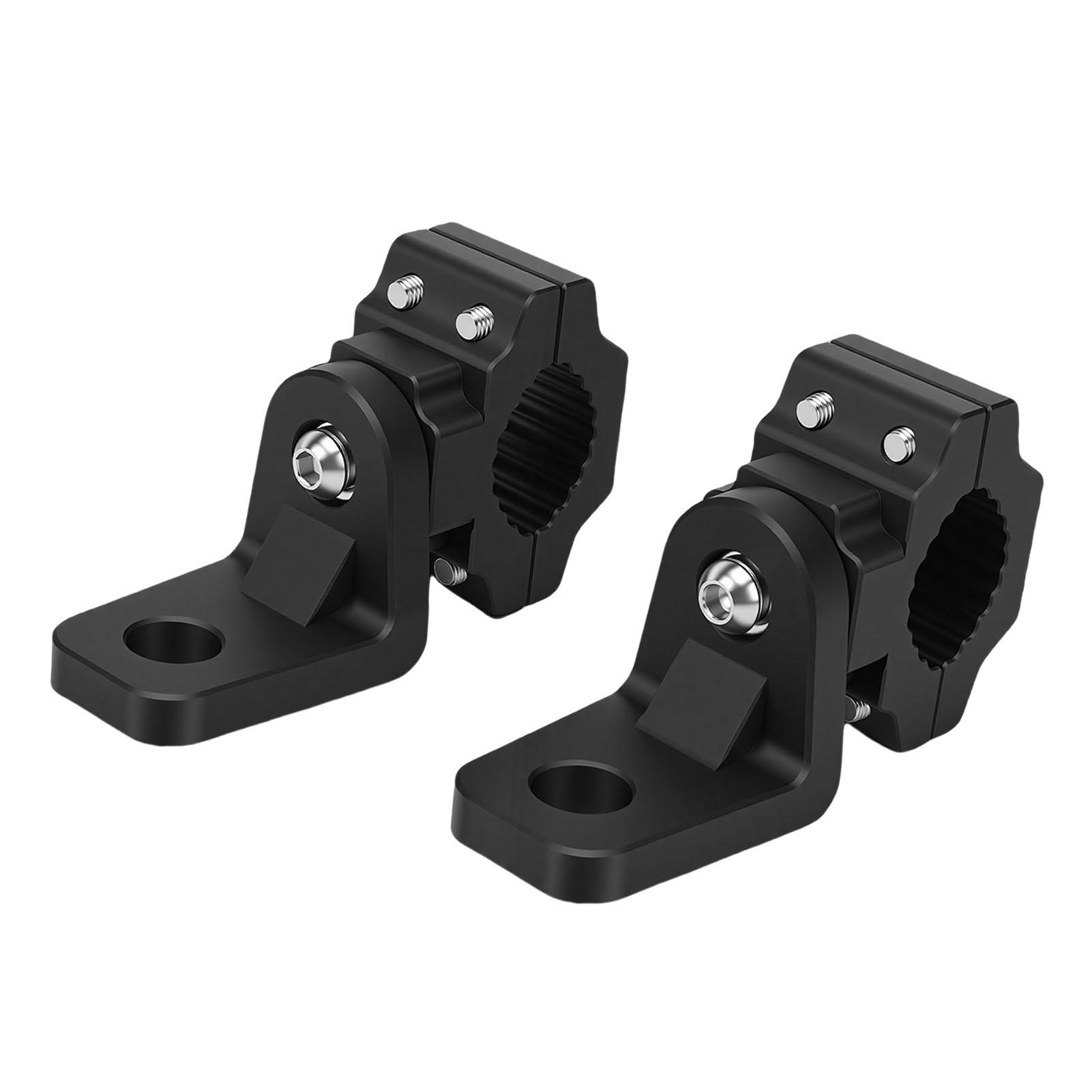 

2Pcs ATV Whip Light Mount 360 Deg Adjustable Light Bar Mount Bracket for 0.875in 1in 1.125in Handlebar Horizontal Bar