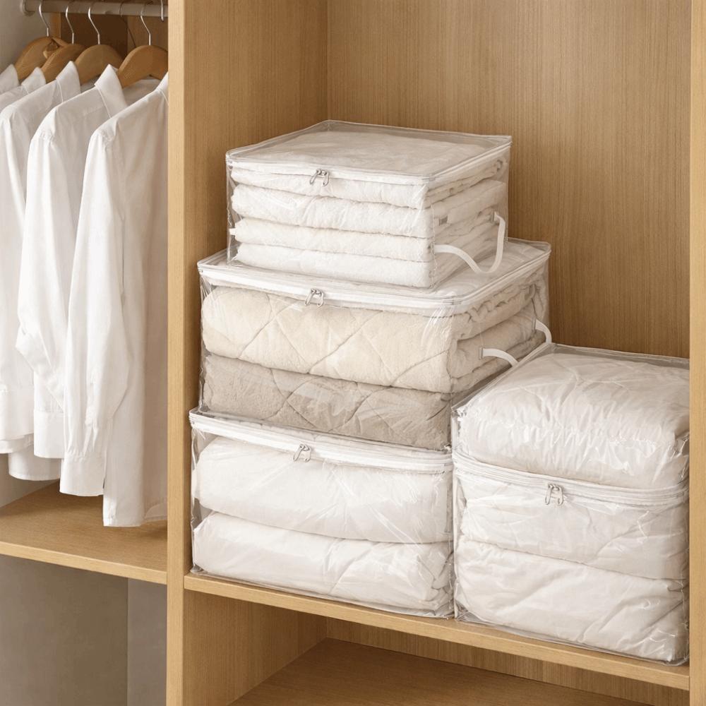 Large Capacity Clothes Quilt Storage Bag Dust-proof Clothes Storage Bag Moving Packing Bag  Closet