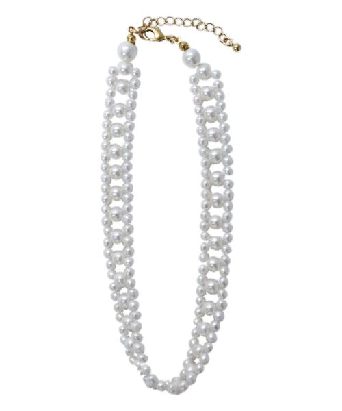 Everybirthday Pearl Corset Necklace