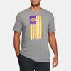 Under Armour Casual Sports Training Basketball Breathable Round Neck Short Sleeve T-Shirt Men Tops Gray 1304482-343