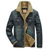Men Denim Jackets Winter Coats Warm Jeans Jackets Male Casual Blue Denim Jackets  Fashion Jeans Coats