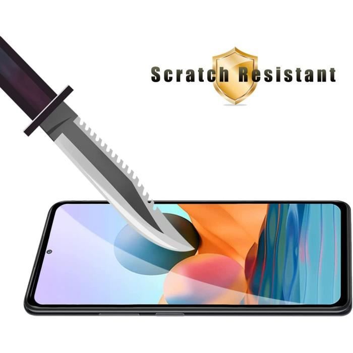 Film de protection - Redmi - Note 10 Pro - Verre trempé - Pack de 4 - Résistant aux chocs