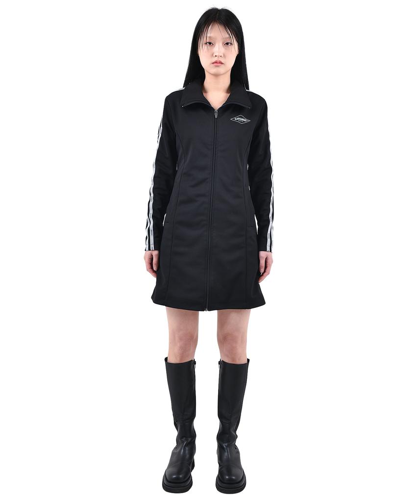 Catharsis Sporty Track Jersey One-Piece Black S M