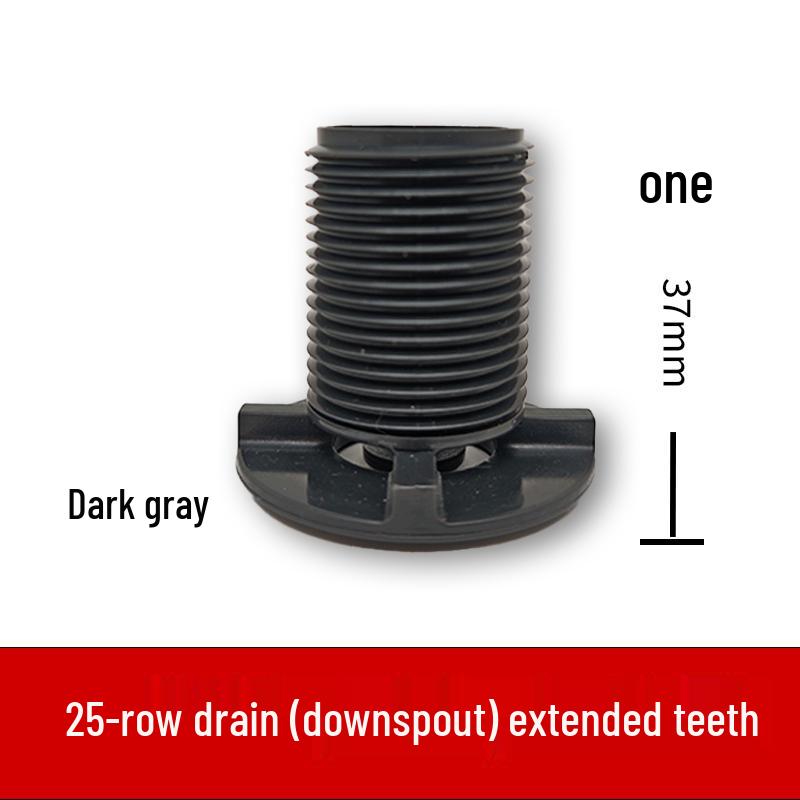 

Fish Tank Bottom Drain Connector with External Thread