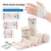 1 Rolls Premium Elastic Bandage Wrap With Hook & Loop Fasteners At Both Ends Reusable Bandages For Waist Legs Elbow & Knee Wrap