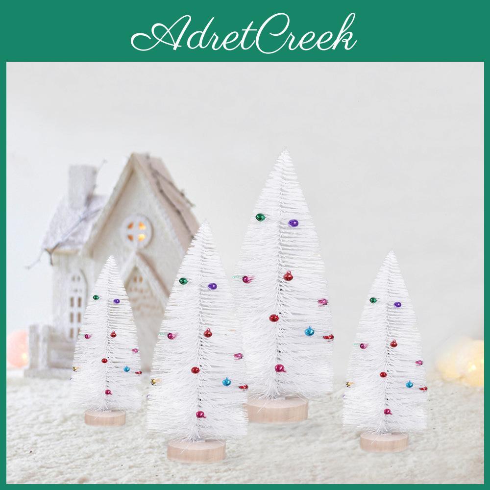 Adorable White Bell Mini Christmas Tree 20cm Decorative Holiday Accent For A Joyful Christmas