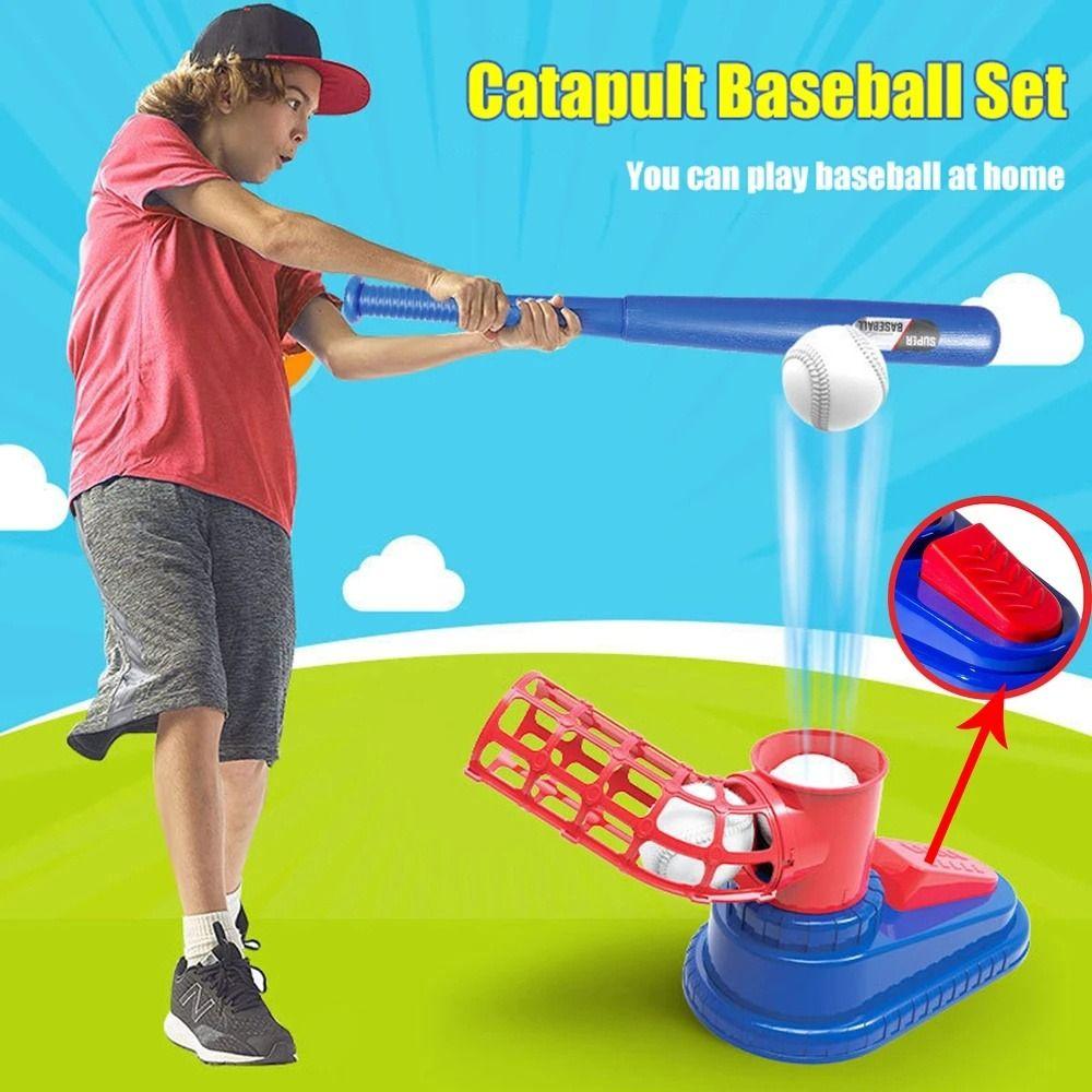 Baseball Bat Baseball Pitching Machine Training Toys Pitching Machines  Outdoor Play