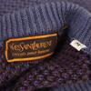 YVES SAINT LAURENT 80s 90s Wool Blend Old Long sleeve V neck sweater Men's Used