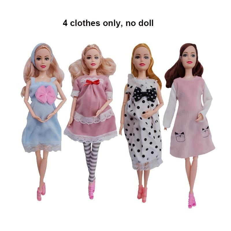 11.5in/30cm Sets/Pack Doll Clothes Maternity Dresses Female Pregnant Clothing Accessories Handmade Fashion Toys Dressing 4 Kid Friendly Entertaining