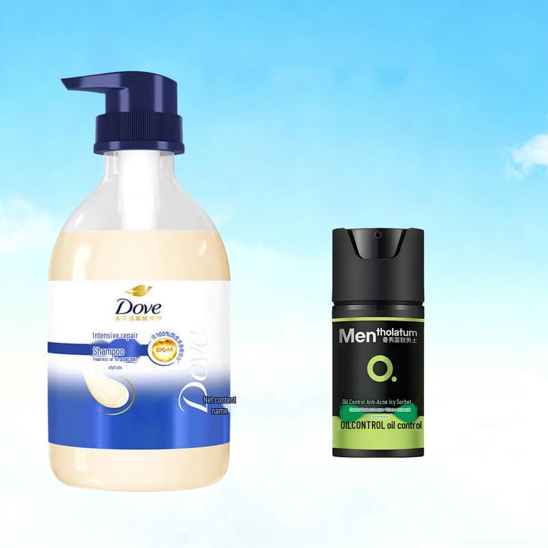 

Dove Intensive Nourishment Shampoo & Mentholatum Anti-Acne Gel Set