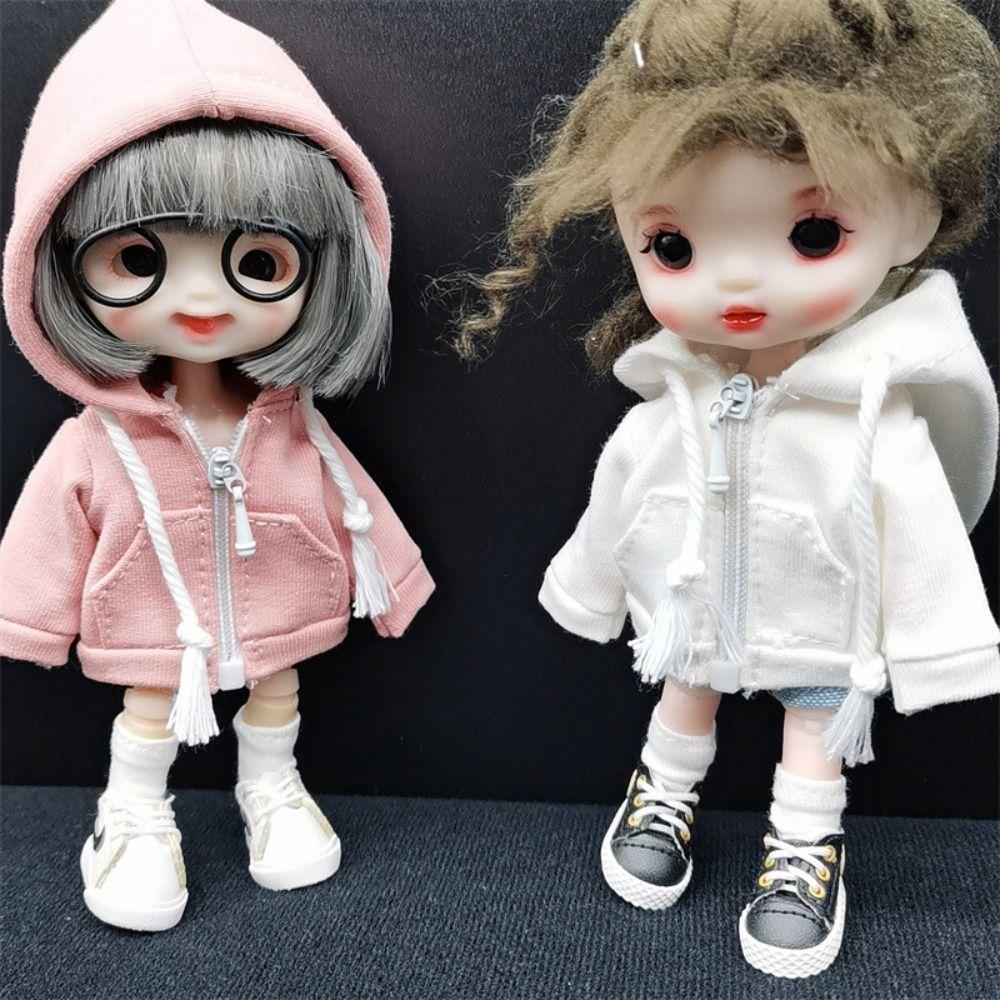 Casual Wear Ob11 Baby Coat Handmade Doll Clothes Girls Toy Obitsu11 Hoodie Doll Accessories