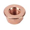 50pcs Copper Exhaust Nuts M8 SW13 Copper-plated Head Stud Lock Nuts Copper Bolt Screw Bolt Screw Turbo Exhaust Stud Hex