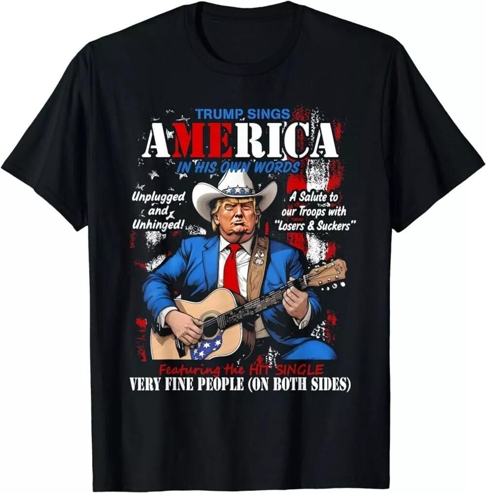 2025/Funny Liberal Anti-Trump Tour Shirt American USA Flag Resist Tshirt Unisex T-Shirt M