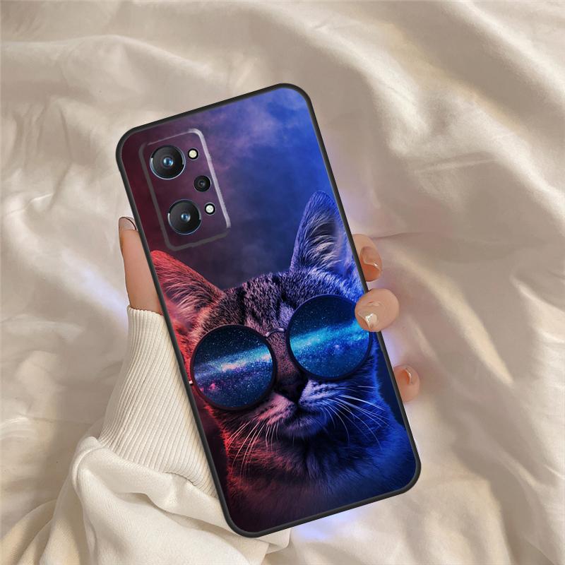 Cute Cat Animal Case For Realme 15 14 11 12 13 Pro Plus C65 C67 C71 C63 C61 C55 C51 C53 C35 C75 GT6 GT7 Pro