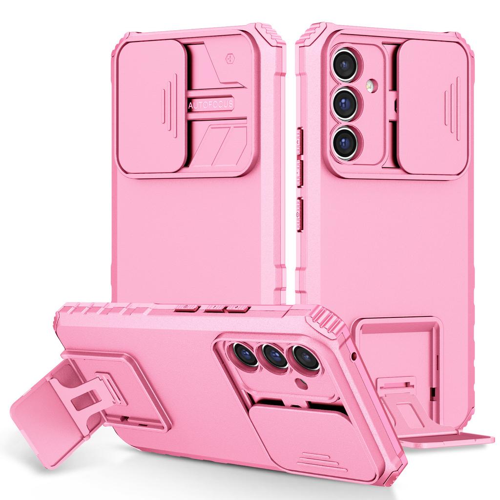 Applicable To Samsung A17 Mobile Phone Case A56 Three-dimensional A36 Bracket A26 Window Push A16 Anti-drop A06 Protective Case A55