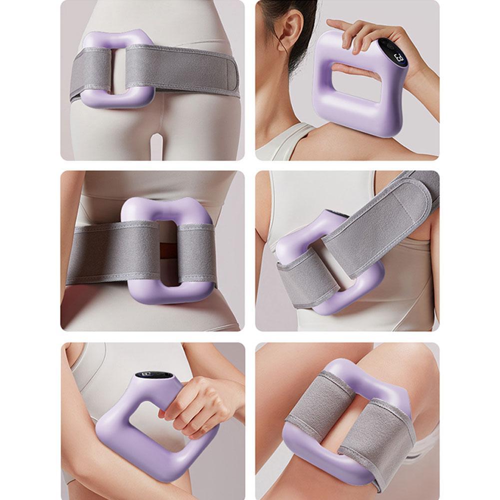 Fitness Sports Massager Mini Vibrating Yoga Ring Fast Fat Burning Rechargeable Model No Assembly For Women