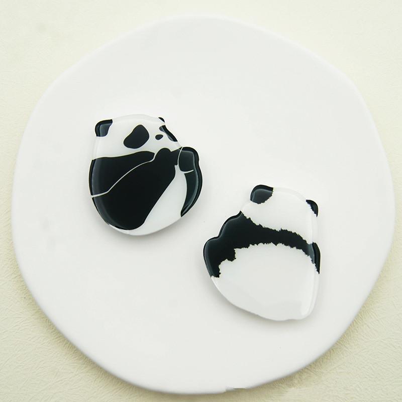 Cute Cartoon Panda Folding Finger Ring Griptok Phone Holder for IPhone 16 15 14 Pro Support Socket Pocket Grip Tok Stand Bracket