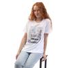 DKNY Womens/Ladies Subway Rhinestone T-Shirt