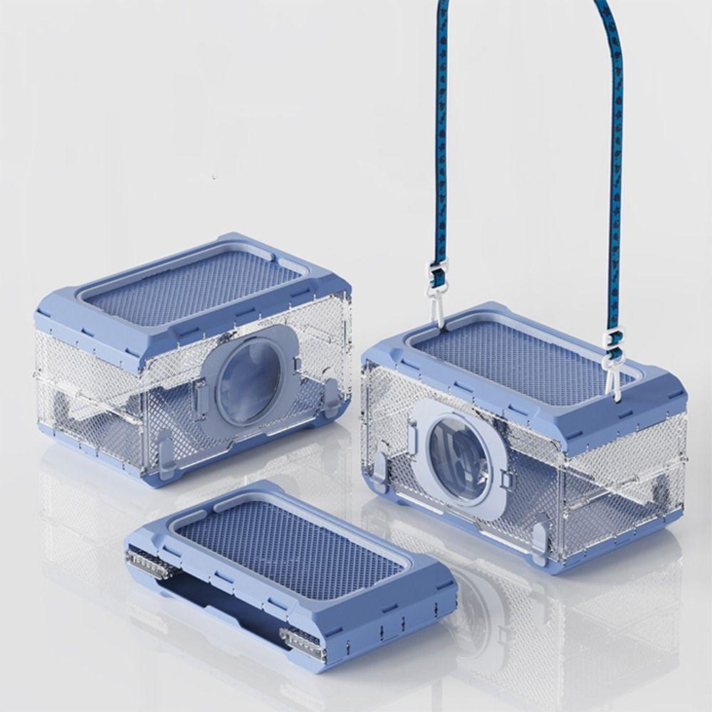 Waterproof Portable Hamster Cage Transparent Pet Observation Box Kindergarten Science Toy