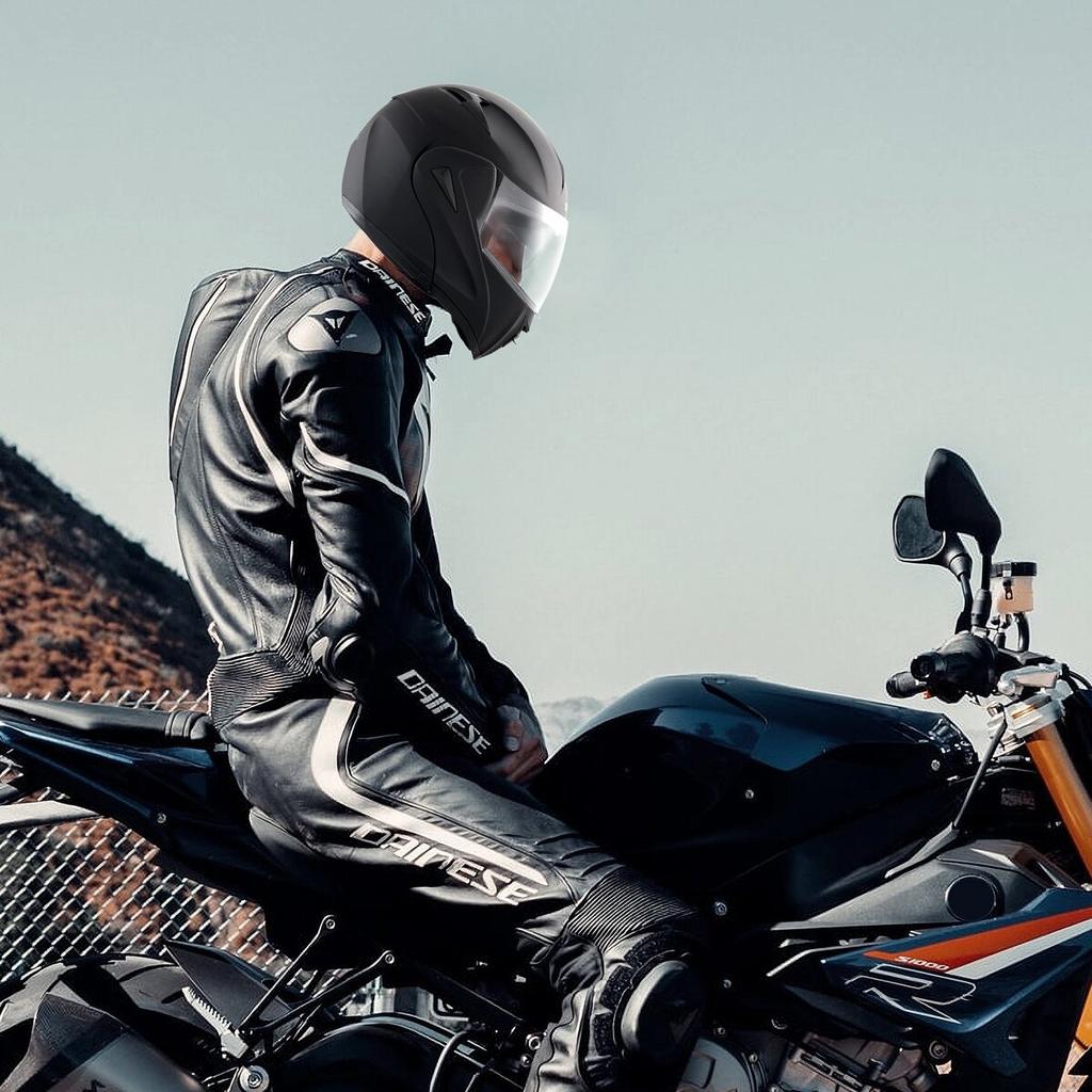 Unmasked Motorcycle Helmet Motocross Helmet with Bluetooth Slot