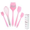 Silicone 5-Piece Baking Set: Spatula, Oil Brush, Whisk, High-Temperature Resistant Tools