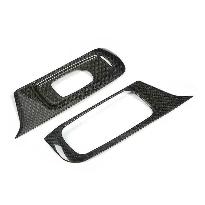 For Porsche 718 981 2016-2023 911 991 2012-2018 Real Carbon Fiber Car Window Lift Frame Dry Carbon Fiber Interior Accessories
