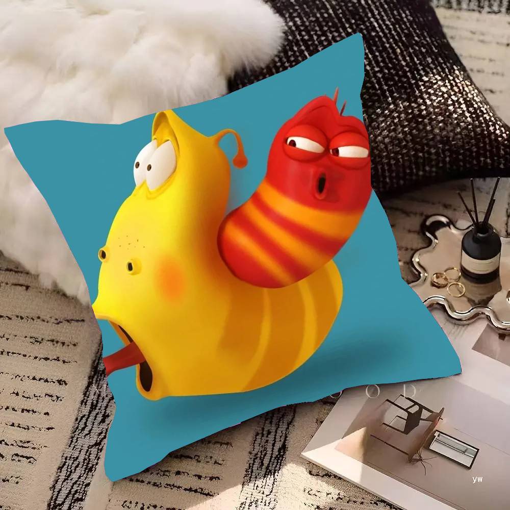 Cute LLarva Animated Game Pillow Case Fashion Square Pillowcase Bedroom Sofa Room Ins Decoration Leisure