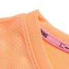 Li-Ning Comfortable Casual Solid Color Breathable Round Neck Pullover Short Sleeve T-Shirt Women Tops Candy-Orange ATSU006-4