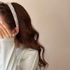 Fashionably Light and Fresh Blue Color Hair Band, Simple and Elegant Commuting Style Thin Headband Hair Accessory