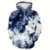 Autumn Winter Fashion Comfortable Large Colorful Creativity 3D Printed Hoodie Men's Sports Leisure Versatile with Pockets Hoodies
