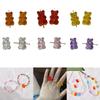 Set of 10 DIY Jewelry Supplies Bear Pendants Bear Jewelry Making Part Acrylic Material for DIY Bracelet Bangle Necklaces