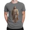 Jesus Coming Out Of My Cave TShirts for Unisex Funny 100 Cotton Tees Round Collar Short Sleeve T Shirts Plus Size Clothing