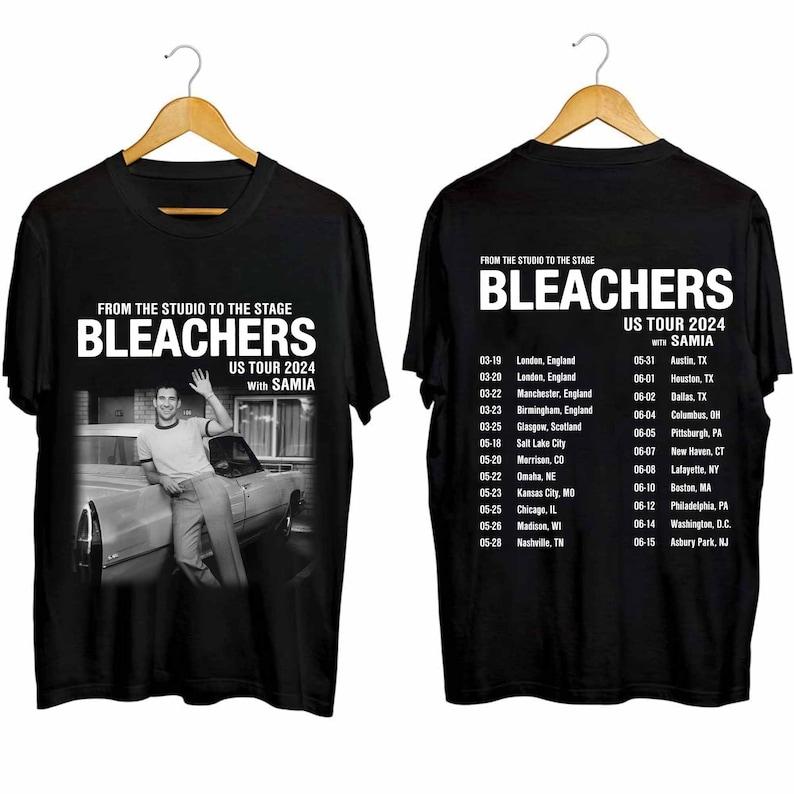 

300GSM Heavy Cotton T-Shirt Bleachers US Tour Shirt Bleachers Fan Gift Shirt Bleachers Concert Tour Shirt Bleachers Merch T-shirt