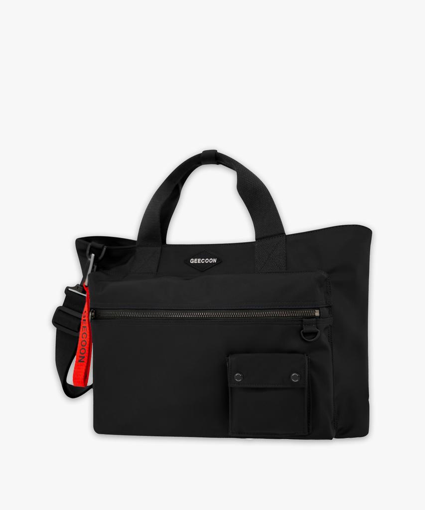 Geecoon Nylon Comfort Two-Way Utility Work Tote Bag Gee248-703 Black