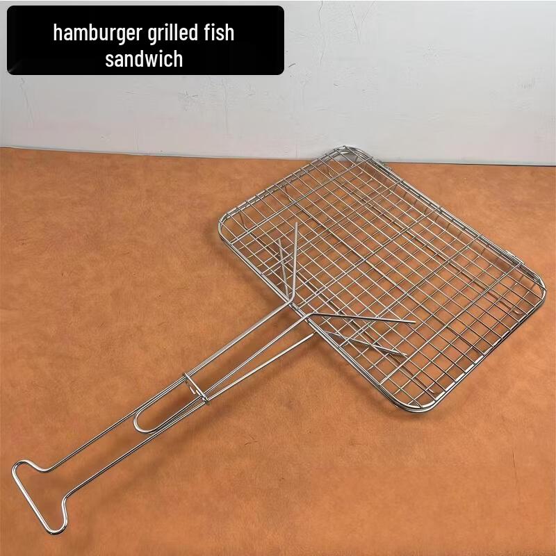 Heavy-Duty BBQ Grill Baskets & Clips