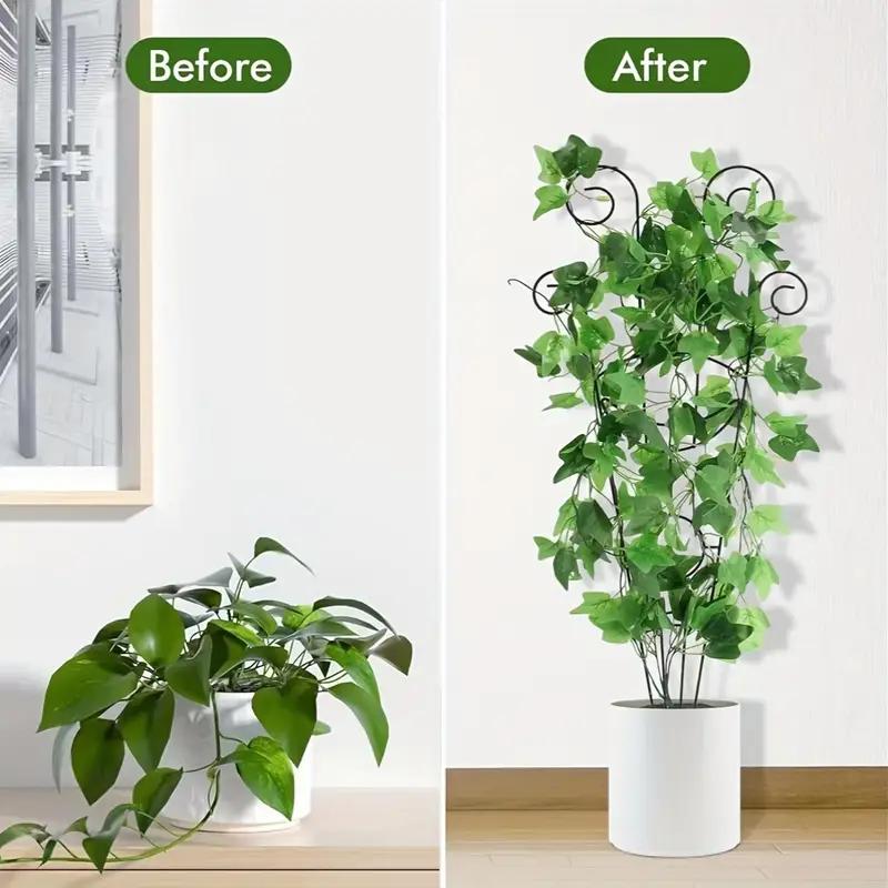 1/1pcs Iron Plant Climbing Support Frame,Tomato and Climbing Plant Support Grating,Creative Flowerpot Support,for Plant Climbing