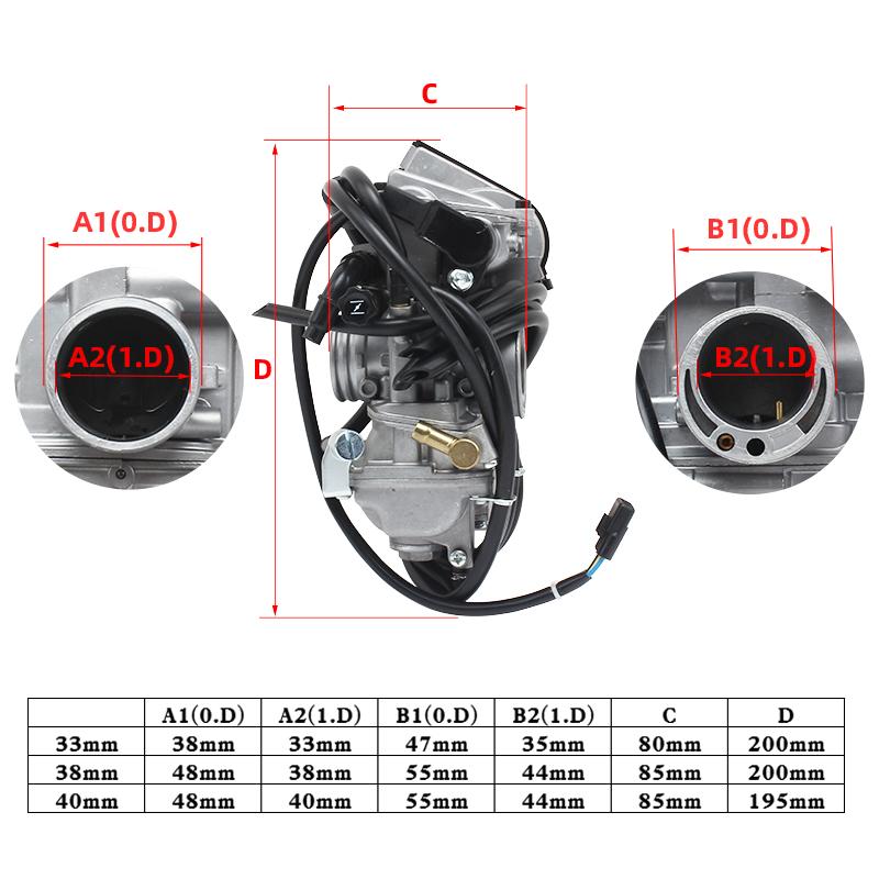 For Honda CFR 450R For Keihin FCR 33mm 38mm 40mm CFR450 Carburetor Motorcycle Original FCR33 FCR38 FCR40 Carburetor